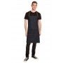 Chef Works Memphis Cross Back Bib Apron - Black - ACRS035 Chef