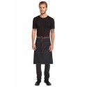 Chef Works Memphis Denim 3/4 Apron - Black -  AW049