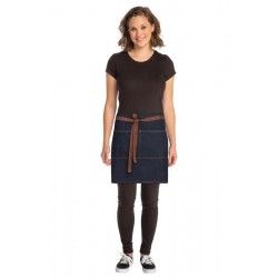 Chef Works Memphis Denim Half Apron - Indigo -  AW048