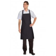 Chef Works Crossover Bib Apron - Black - F35 Chef Works,Cooks