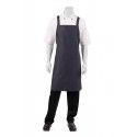 Chef Works Crossover Bib Apron - Slate - F35