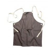 Chef Works Byron Canvas Crossback Back Apron - Grey - ACRS602