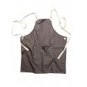 Chef Works Byron Canvas Crossback Back Apron - Grey -  ACRS602