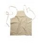 Chef Works Byron Canvas Crossback Back Apron - Natural -