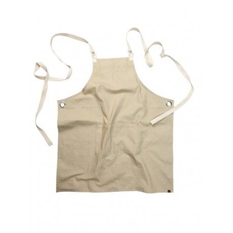 Chef Works Byron Canvas Crossback Back Apron - Natural -