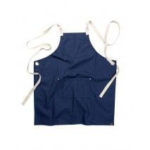 Chef Works Byron Canvas Crossback Back Apron - Navy - ACRS602