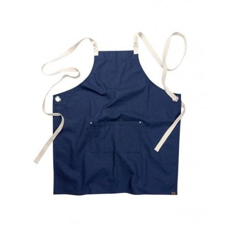 Chef Works Byron Canvas Crossback Back Apron - Navy - ACRS602