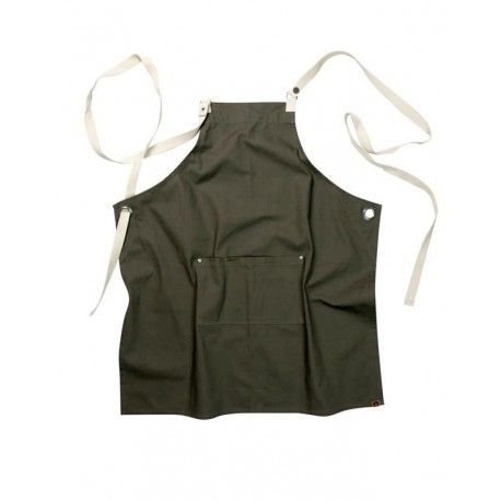 Chef Works Byron Canvas Crossback Back Apron - Khaki - ACRS602