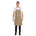 Chef Works Austin Bib Apron - Natural - ABCD056