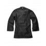 Chef Works Gramercy Mens Denim Zipper Chef Jacket BLACK-