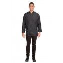 Chef Works Gramercy Mens Denim Zipper Chef Jacket BLACK- EXDZ001