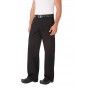 Chef Works Professional Black Chef Pants - PSER-BLK Chef