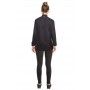 Chef Works Hartford Womens Black Zipper Chef Jacket -