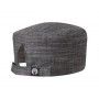 Chef Works Corvallis Black-Steel Gray Crosshatch Beanie -