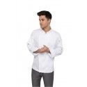 Chef Works Hartford White Zipper Chef Jacket