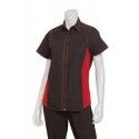 Chef Works Womens Black/Red Universal Shirt