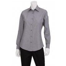 Chef Works Womens Chambray Grey Shirt SLWCH002 Chef Works,Cooks