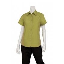 Chef Works Womens Lime Universal Shirt Chef Works,Cooks Plus