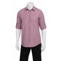 Chef Works Mens Chambray Dusty Rose Shirt SLMCH005