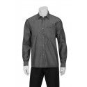 Chef Works Detroit Black Long Sleeve Denim Shirt SKL001