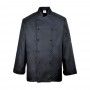 Portwest Somerset Chefs Jacket - Black & White Portwest,Cooks