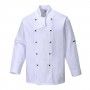 Portwest Somerset Chefs Jacket - Black & White Portwest,Cooks