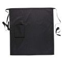 Portwest Waist Apron with Pocket - Black & White