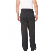 Chef Works Black Baggy Pants NBBP XS - 7XL Chef Works,Cooks Plus