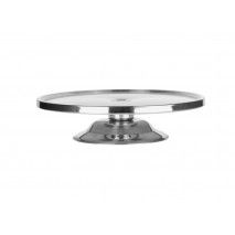 Cake Stand Stainless Steel 300mm x75mm - Tomkin Chef Inox,Cooks