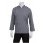 Chef Works Lansing Mens Grey Chef Jacket - BCMC010-GRY Chef