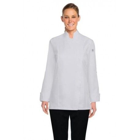 Chef Works Lansing Womens White Chef jacket - BCWMC007-WHT Chef