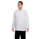 Chef Works Bordeaux White Chef Jacket - XS - 7XL