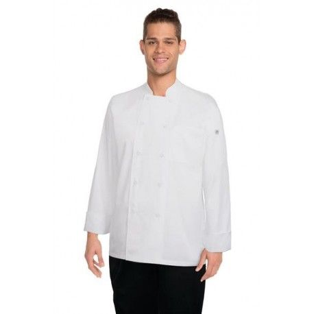 Chef Works White Calgary Cool Vent Chef Jacket - JLLS Chef