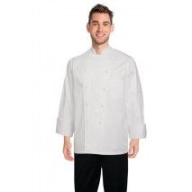 Chef Works Madrid White 100% Cotton Chef Jacket - ECHR Chef