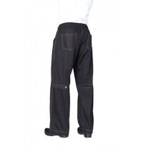 Chef Works Cool Vent Black Baggy Chef Pants - CVBP Chef
