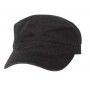 Chef Works Black Military Cap - HC007-BLK Chef Works,Cooks Plus