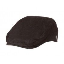 Chef Works Black Cotton Twill Drivers Cap - HB001-BLK Chef