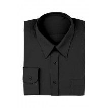 Chef Works Men's Black Dress Shirt - D150-BLK Chef Works,Cooks