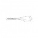 Chef Inox Flat Whisk 4 Wire 250mm