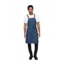 Chef Works Berkeley Mid Blue Bib Apron Chef Works,Cooks Plus