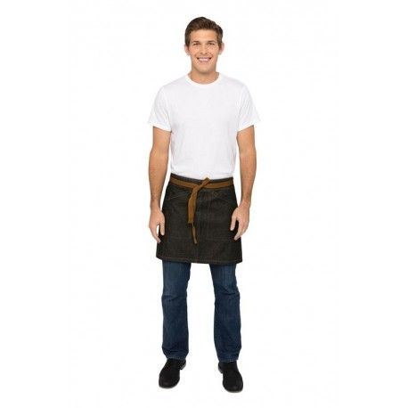 Chef Works Berkeley Black Half Apron Chef Works,Cooks Plus