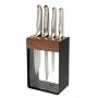 Furi Pro Black 5pc Knife Block Set Furi,Cooks Plus