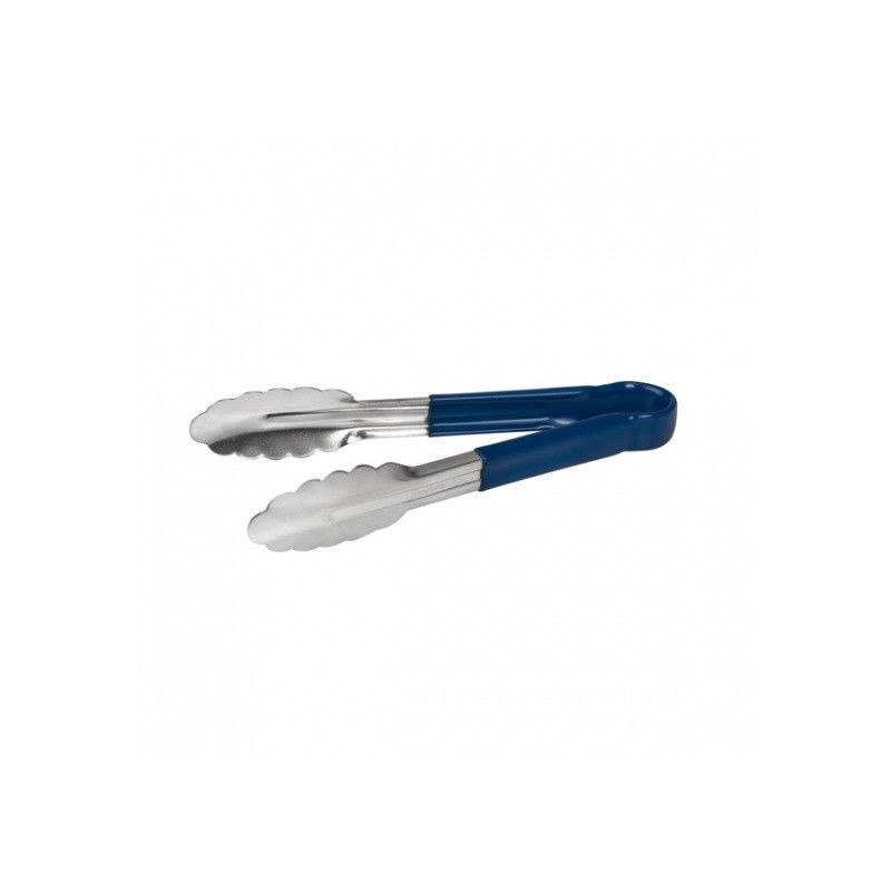 Tomkin Utility Tongs Blue 230mm Tomkin,Cooks Plus
