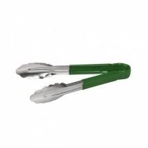 Tomkin Utility Tongs Green 300mm Tomkin,Cooks Plus