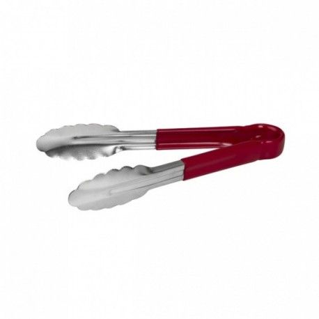 Tomkin Utility Tongs Red 230mm Tomkin,Cooks Plus