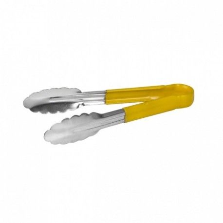Tomkin Utility Tongs Yellow 230mm Tomkin,Cooks Plus