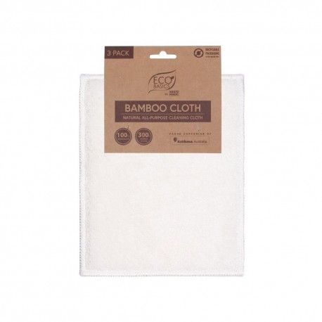 WM Eco Basics Bamboo Cloth 3pk White magic,Cooks Plus