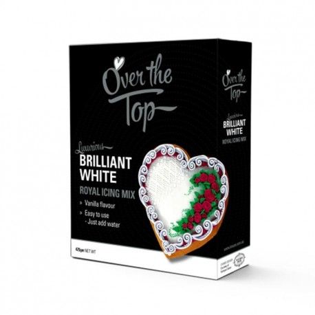 Over The Top Luxurious Brilliant White Royal Icing Mix 425gm