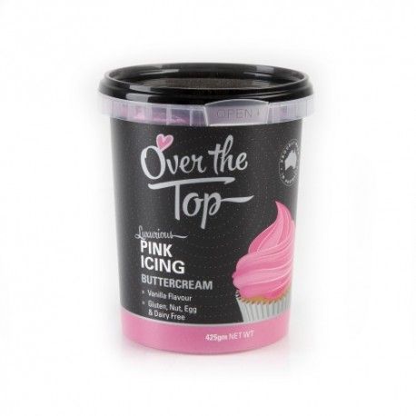 Over The Top Buttercream Pink 425gm K-Ware,Cooks Plus