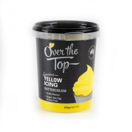 Over The Top Buttercream Yellow 425gm K-Ware,Cooks Plus